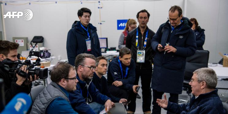 JO d’hiver : quand Thomas Bach (AFP) rencontre Thomas Bach (CIO)